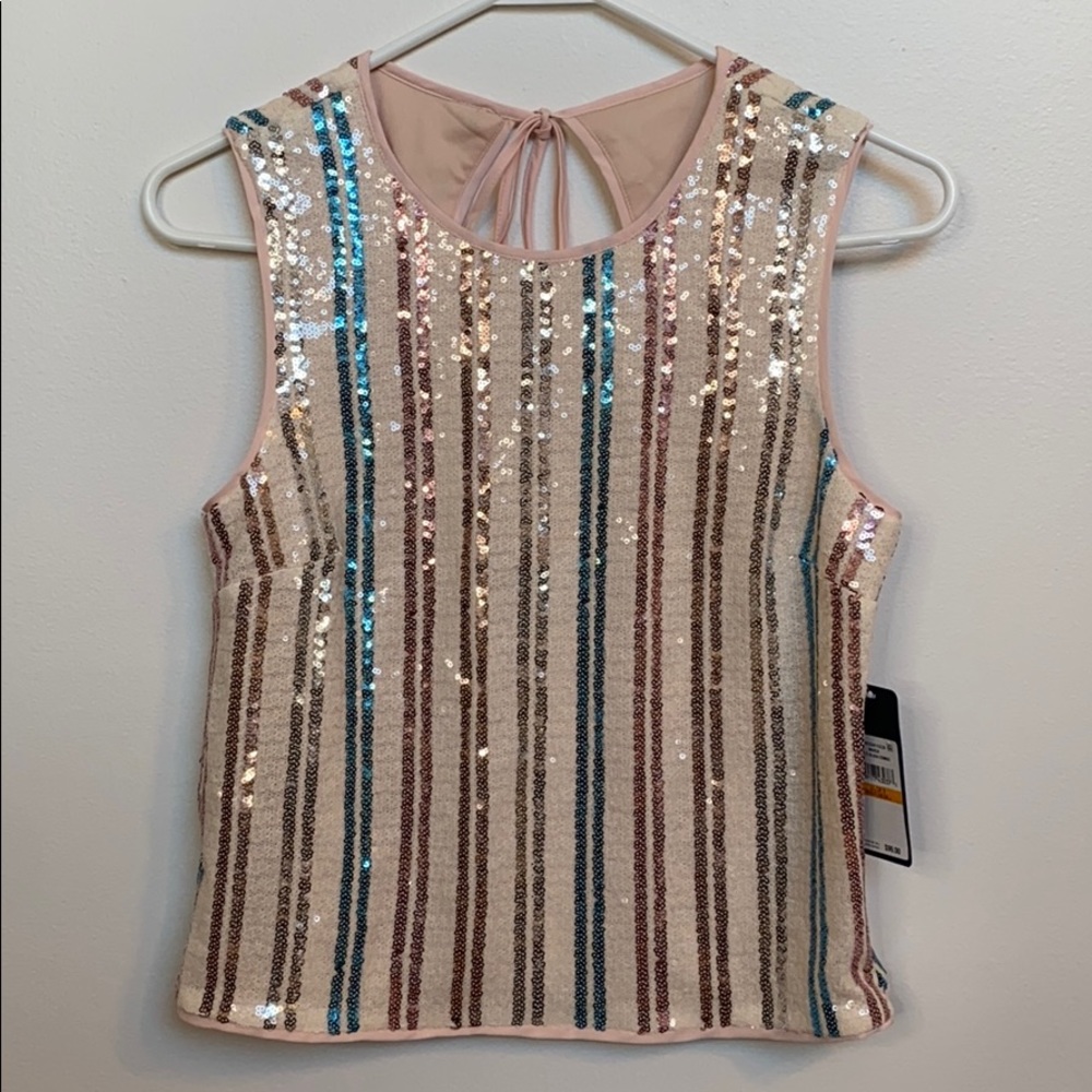 Rachel Roy Addie Sequin Top